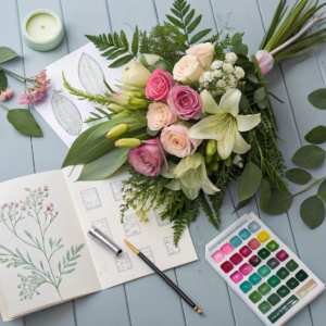 DIY Floral Arrangement Kit – Eucalyptus & Wildflowers